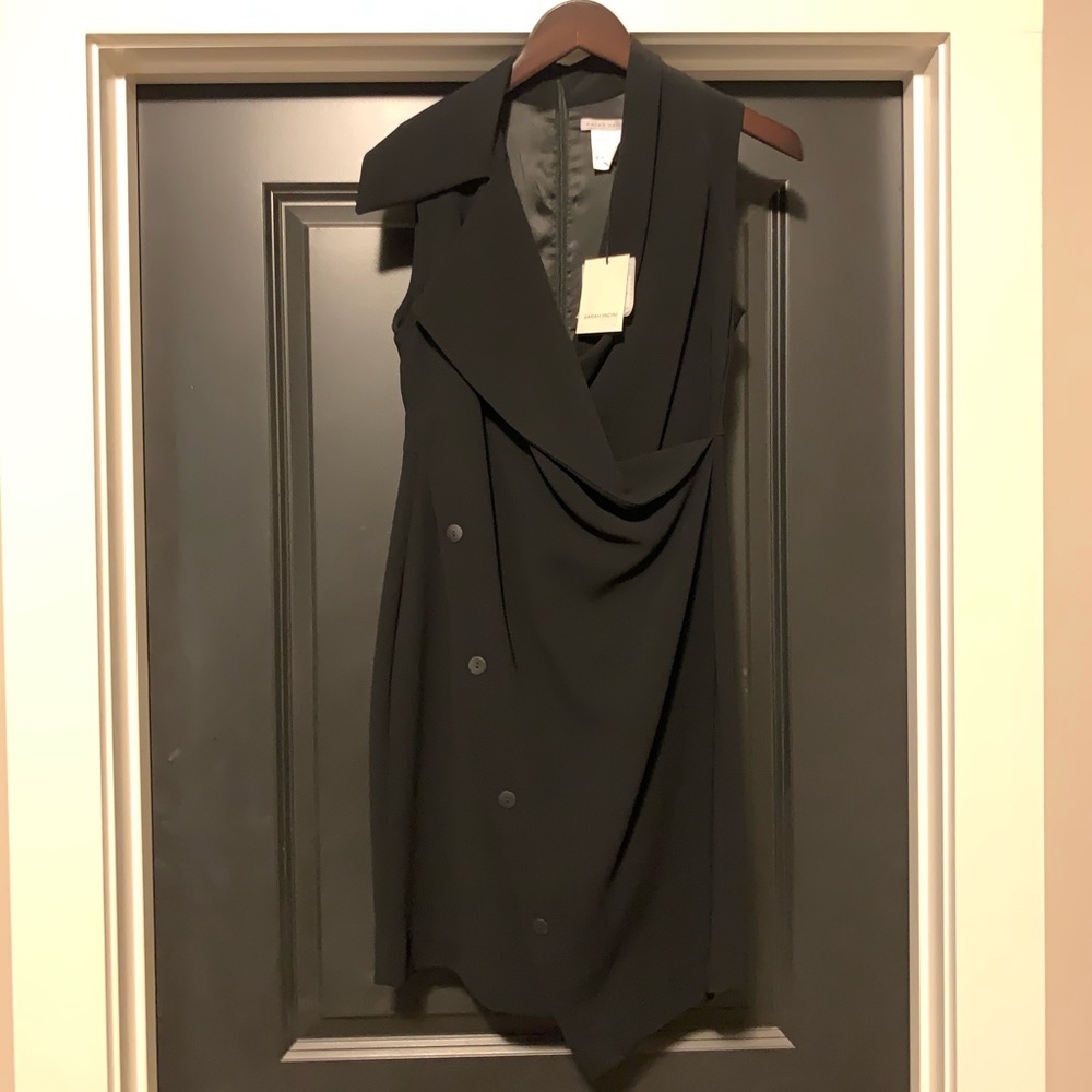 Black Sarah Pacini dress NWT